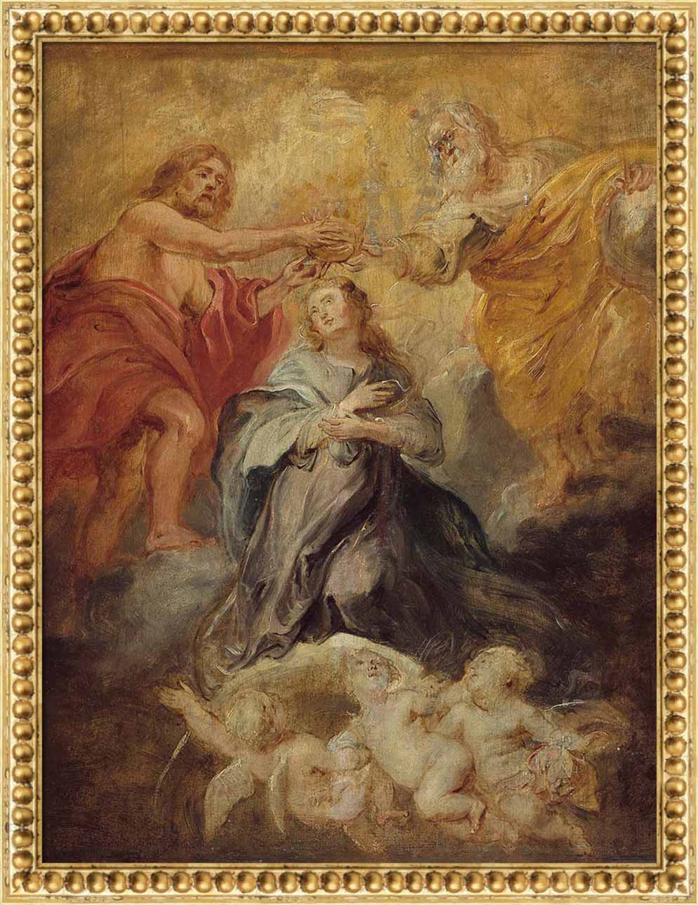The Coronation of the Virgin | Paper