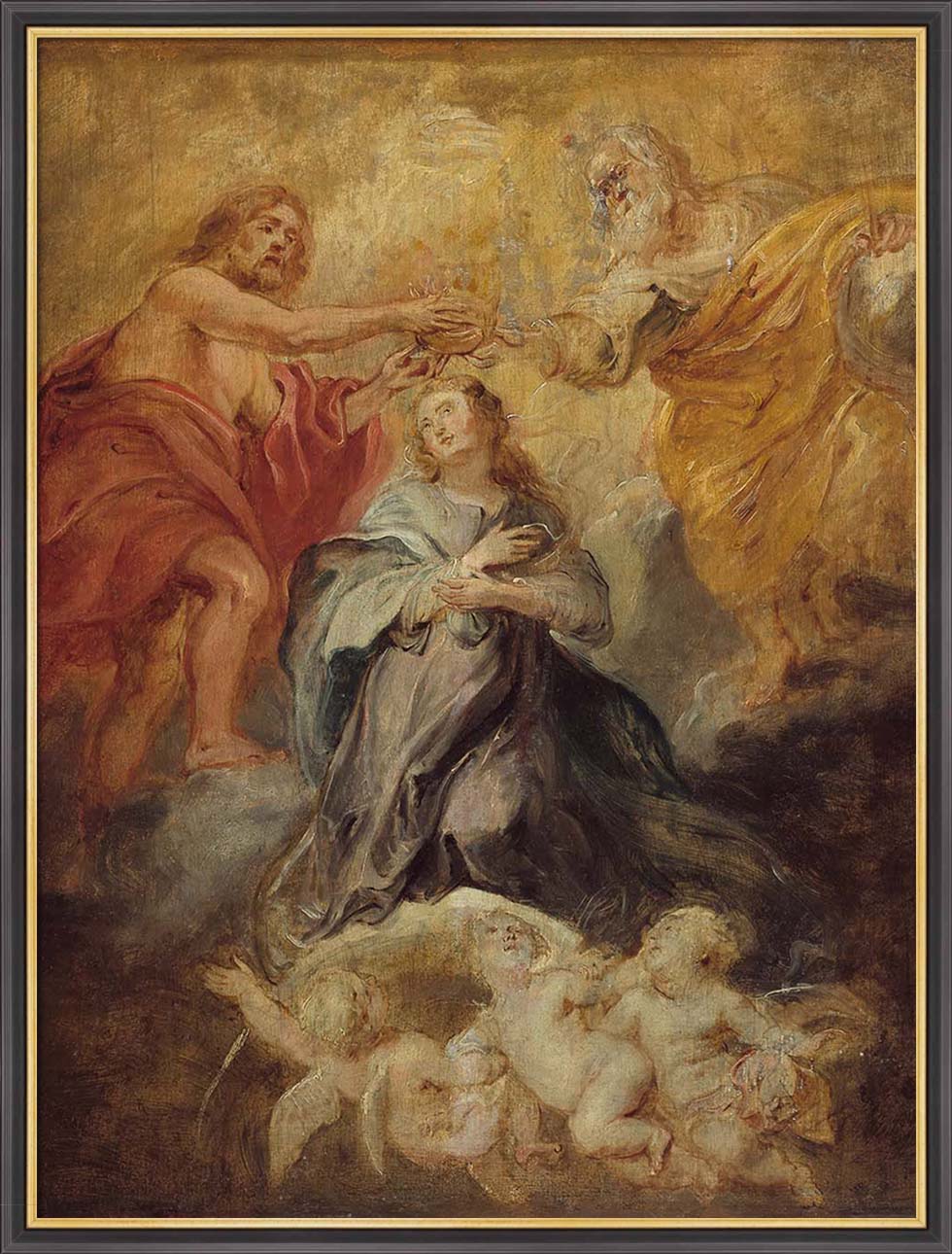 The Coronation of the Virgin | Paper