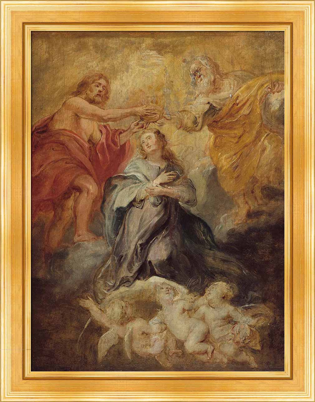 The Coronation of the Virgin | Paper