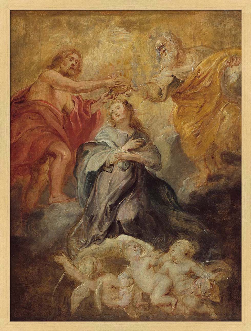 The Coronation of the Virgin | Paper
