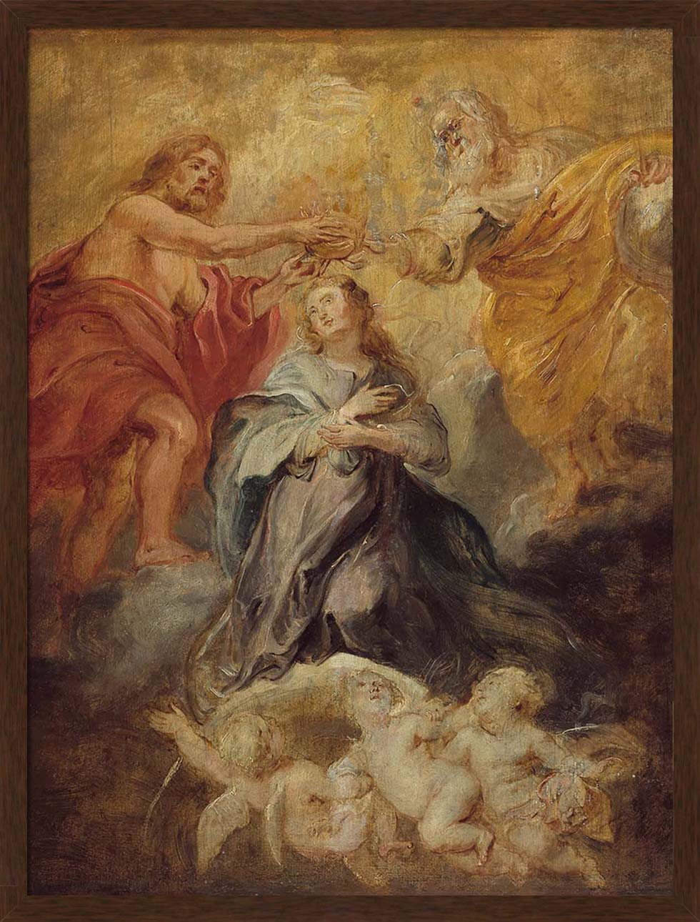 The Coronation of the Virgin | Paper